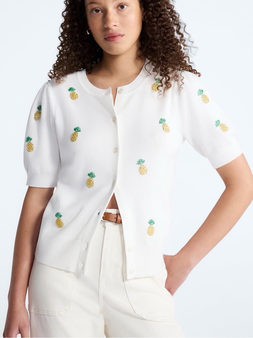 Free Assembly Women's  Beaded Cardigan